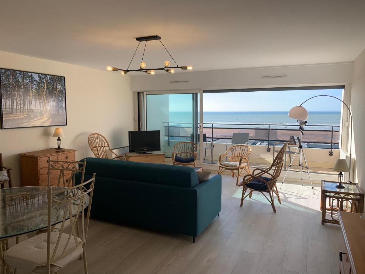 Appt Traversant Vu Mer Et Dunes Avec Garage Le Touquet Luaran gambar